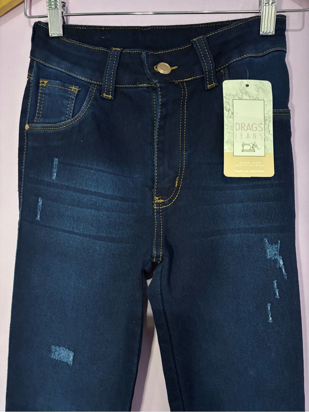Colombian jeans with effect push up